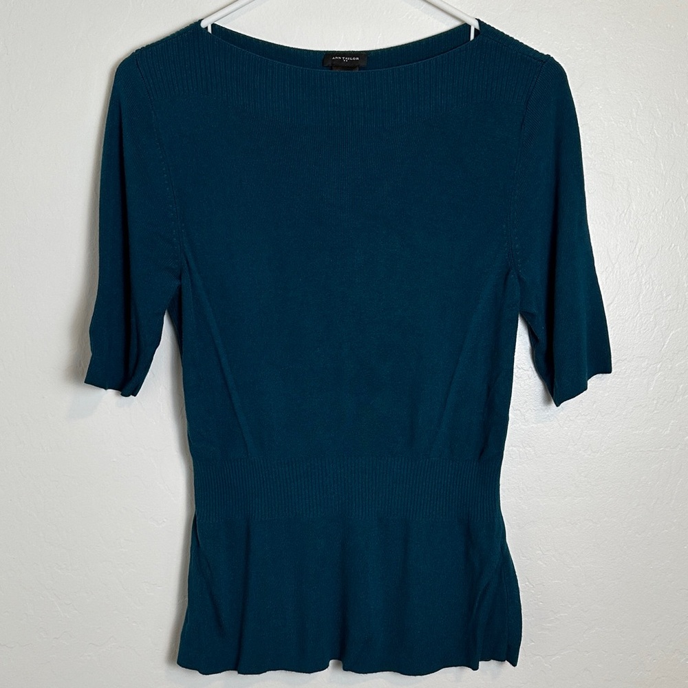 Ann Taylor Teal Women's lightweight sweater